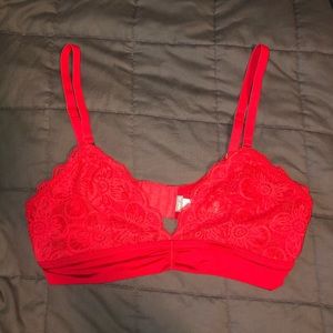 aerie - endless lace triangle bralette!